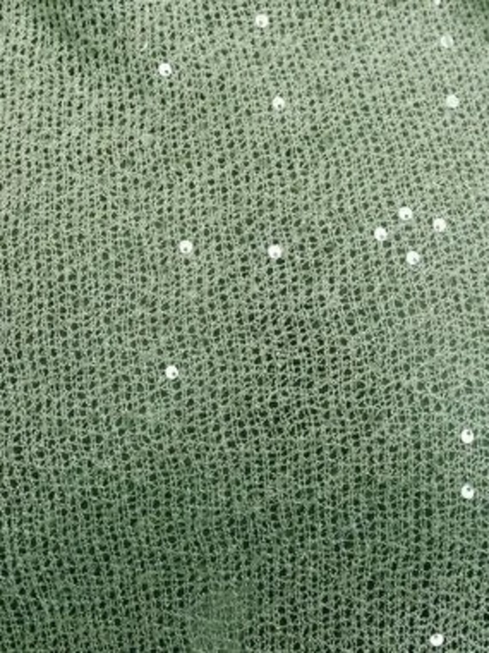 Green Party Women's Sequin Knit Strappy Fitted Maxi Dress